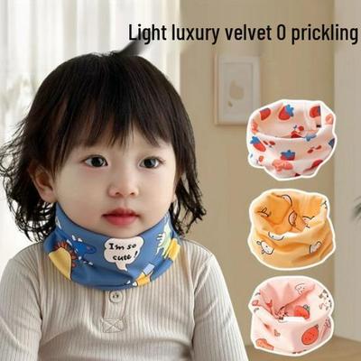 Autumn/Winter Kids' Double-Layer Fleece Neck Warmer - Boys & Girls Snood