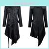 Eleganter Gothic Schwalbenschwanzmantel für Herren Perfektes Cosplay-Kostüm Halloween-Uniform
