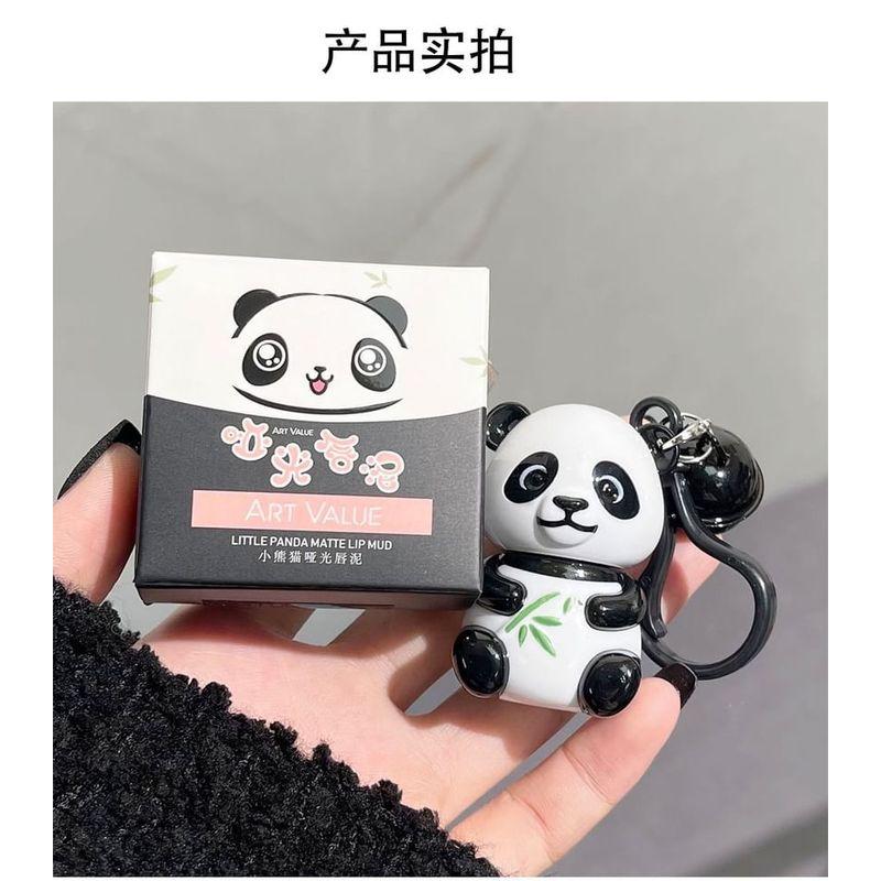 Art Value - Panda Bell Keychain Matte Lip Mud - 6 Colors