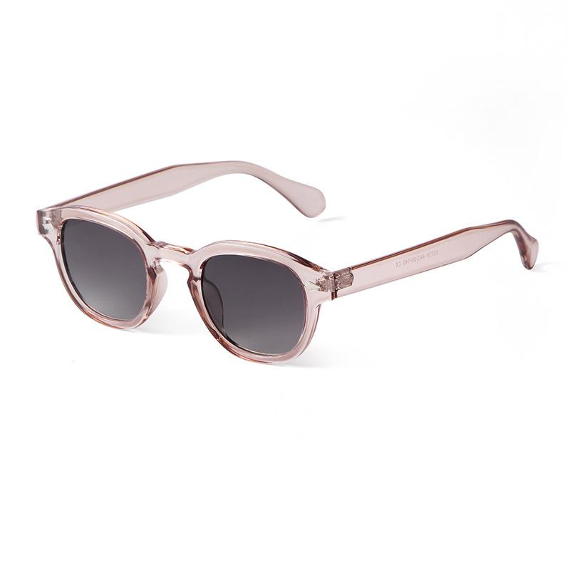 Vintage Leopard Frame Round Sunglasses Women Men Retro Rivet Yellow Blue Lens UV400 Sun Glasses Shades Eyewear