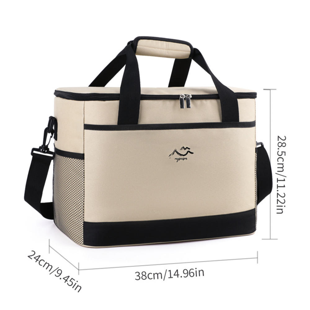 Thickened Freezer Bag High-Quality Insulated Lunch Bag Tactical Ice Bag Portable For Traveling Hiking Beach Trips