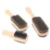 Men Boar Bristle Hair Brush Natural Wooden Wave Brush For Male Beard Hairbrush
