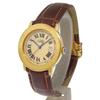 CARTIER Must Rondo Watches W1006822 IvoryDial Plated Gold/leather Quartz Analog display unisex Used
