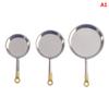 3Pcs/Set Dollhouse Miniature Metal Saucepan Simulation Kitchen Pan Model Toys