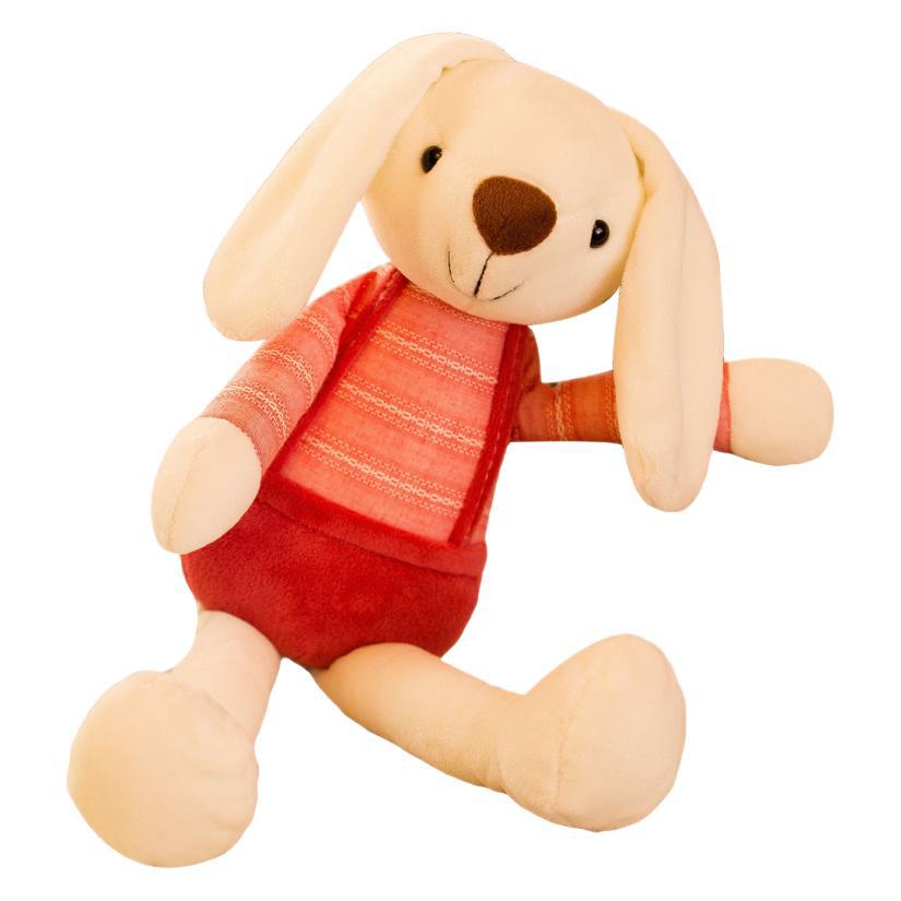 Muñeco de Peluche Lindo Conejo Tangtang Conejito Blanco Muñeco Calmante para Niños Almohada para Niñas Regalo de Cumpleaños