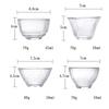 Japanese-Style Handmade Hammered Glass Small Teacup Sake Cup Tea Glass Cup