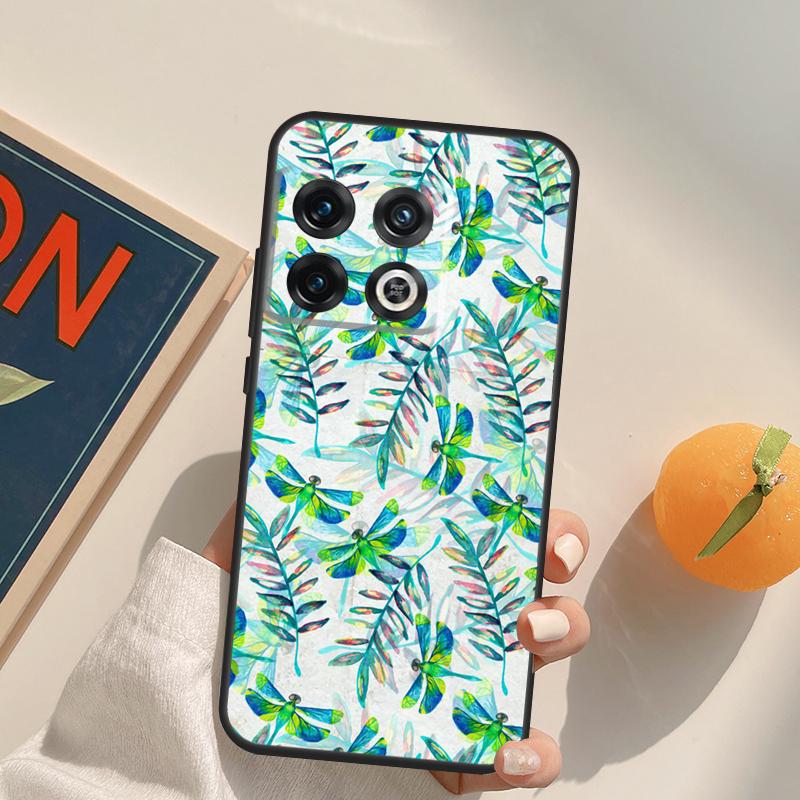 Colorful Dragonfly Case For OnePlus 13T 10T 10R 12R 13R 15 13 12 11 10 9 Pro Nord CE 5 2 3 4 Lite N20 N30 Cover