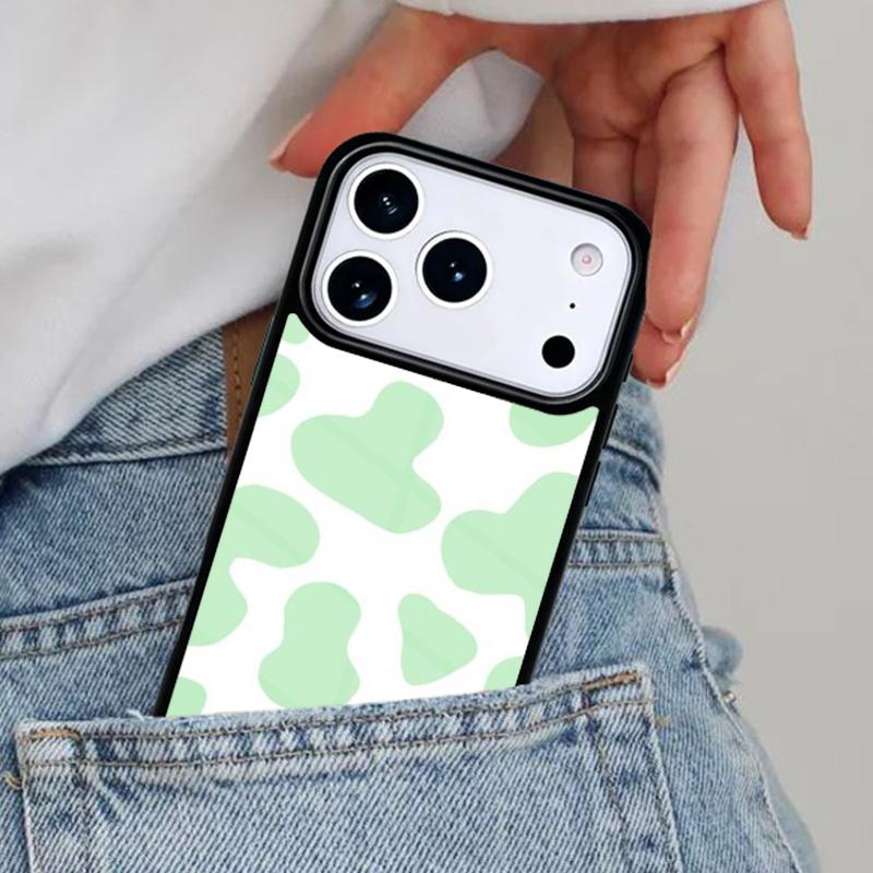 Cow Print Pattern Phone Case for iPhone 16e 15 14 13 12 17 Pro Max Plus Air 17pro Cover Coque