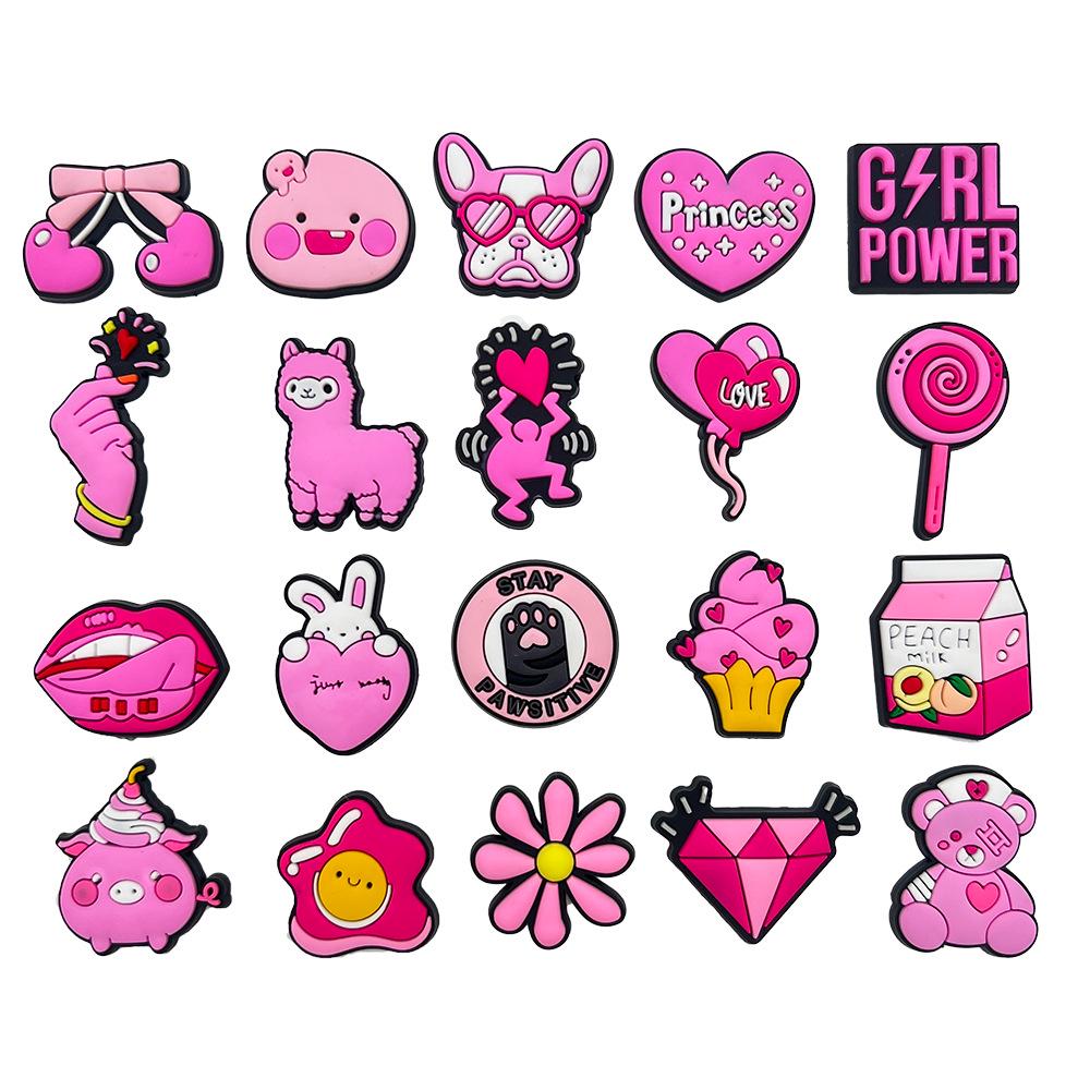 84 Exquisite Anime Shoe Charms: Soft Rubber Buckles for DIY Clogs and Cute Decorations