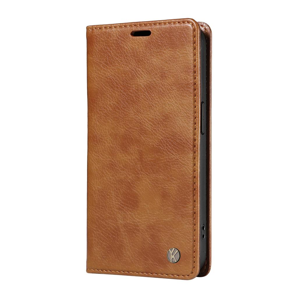 YIKATU YK-006 For Samsung Galaxy S21 FE 5G Case Anti-Drop Leather Wallet Phone Cover