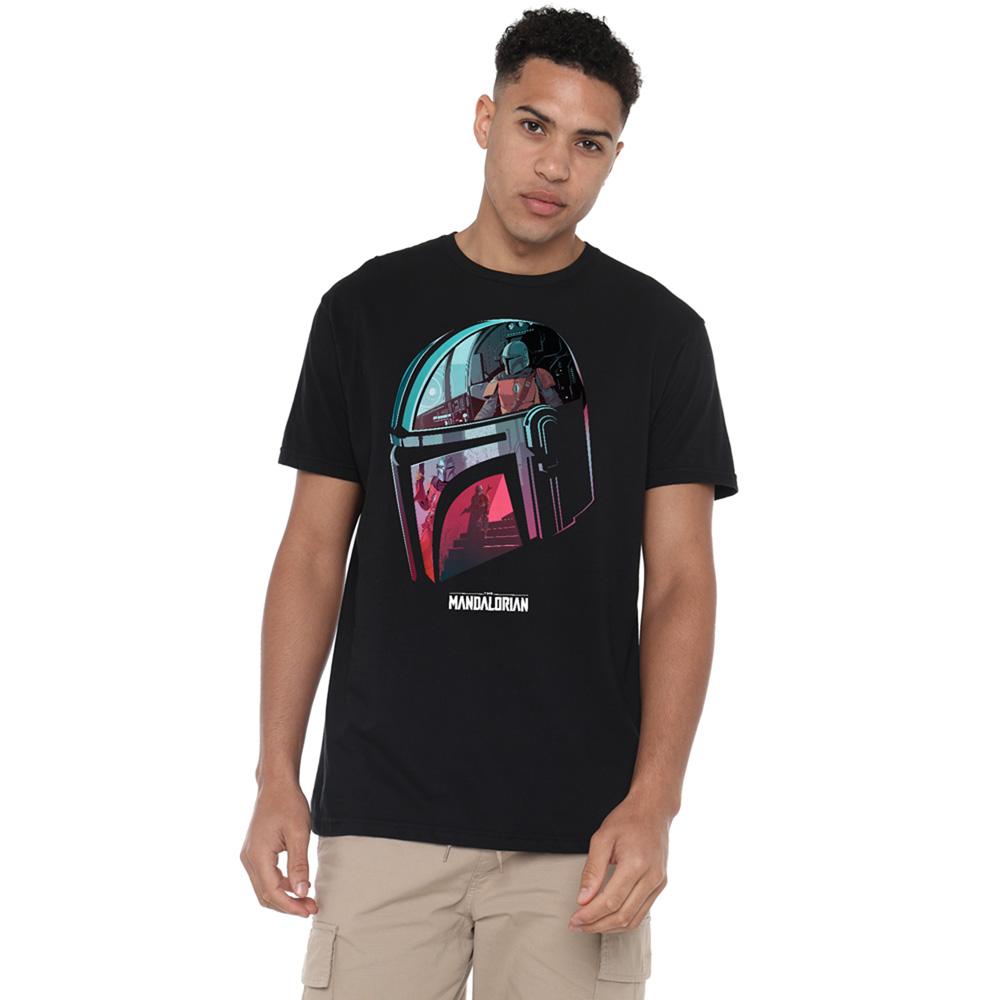 Star Wars The Mandalorian Unisex Adult Helmet T-Shirt