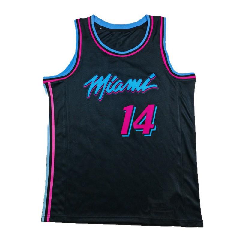 Miami Heat 14 City Edition Basketball Jersey Sleeveless Moisture-Wicking All