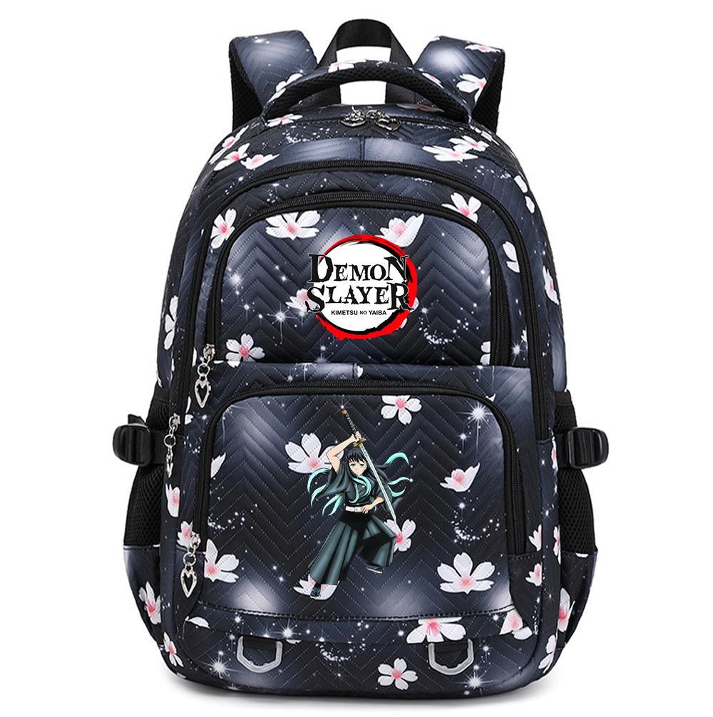 Anime Demon Slayer Backpack Student Teenager BookBag for Boy Girl Schoolbag Women Rucksack Backpack Travel Bag Mochila Escolar