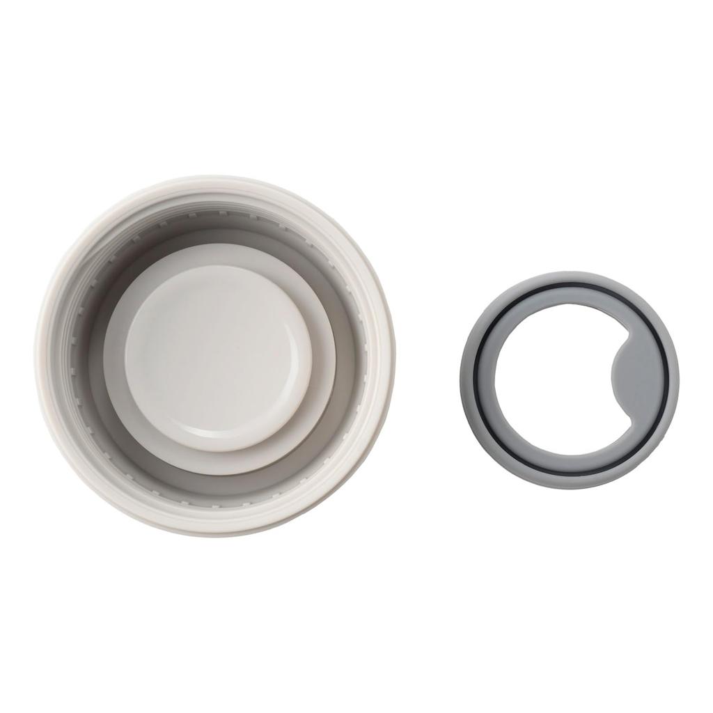 Thermo Mug ALLDAY Stainless Steel Light Vacuum Bottle, 360ml, Gray, Double-Walled Wall, AL21-36