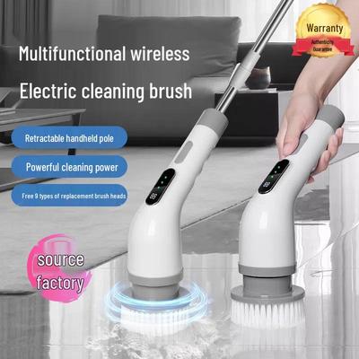 Multifunctional Retractable Wireless Cleaning Brush - Handheld Bathroom Dual-Use Tool
