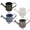 Metal Rustic Watering Can with Handle Galvanized Metal Watering Can Vintage Garden Watering Pot for Succulents and Indoor Plants