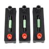 3PCS Fixed Resistor Coils 5 Ohm  10 Ohm  15 Ohm  Electronic Resistors for School Laboratory Circuit Experiment