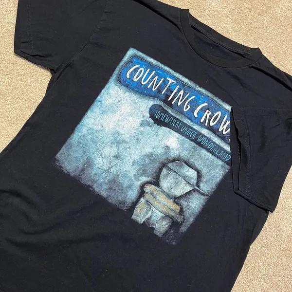 Counting Crows Band T Shirt Adult Black 2016 Concert Tour JJ5728