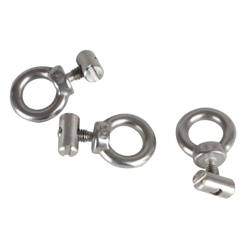 Awning Rail Stoppers 6mm with Carabiners for Caravans Motorhomes Campervans Camping Tents,Awnings Accessories