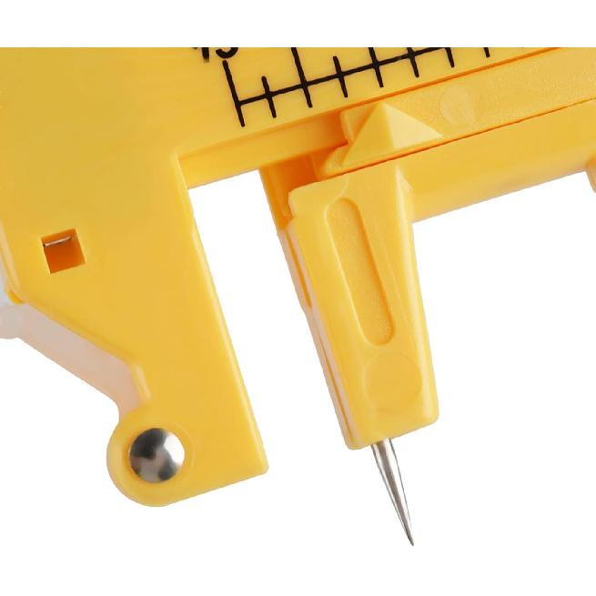 Circle Cutter Paper, Rotary Compass Tool Includes Scale In Cm Safety Cover Blade Pivot Great Scrap Booking Photo Cropping for Cardboard Rubber and