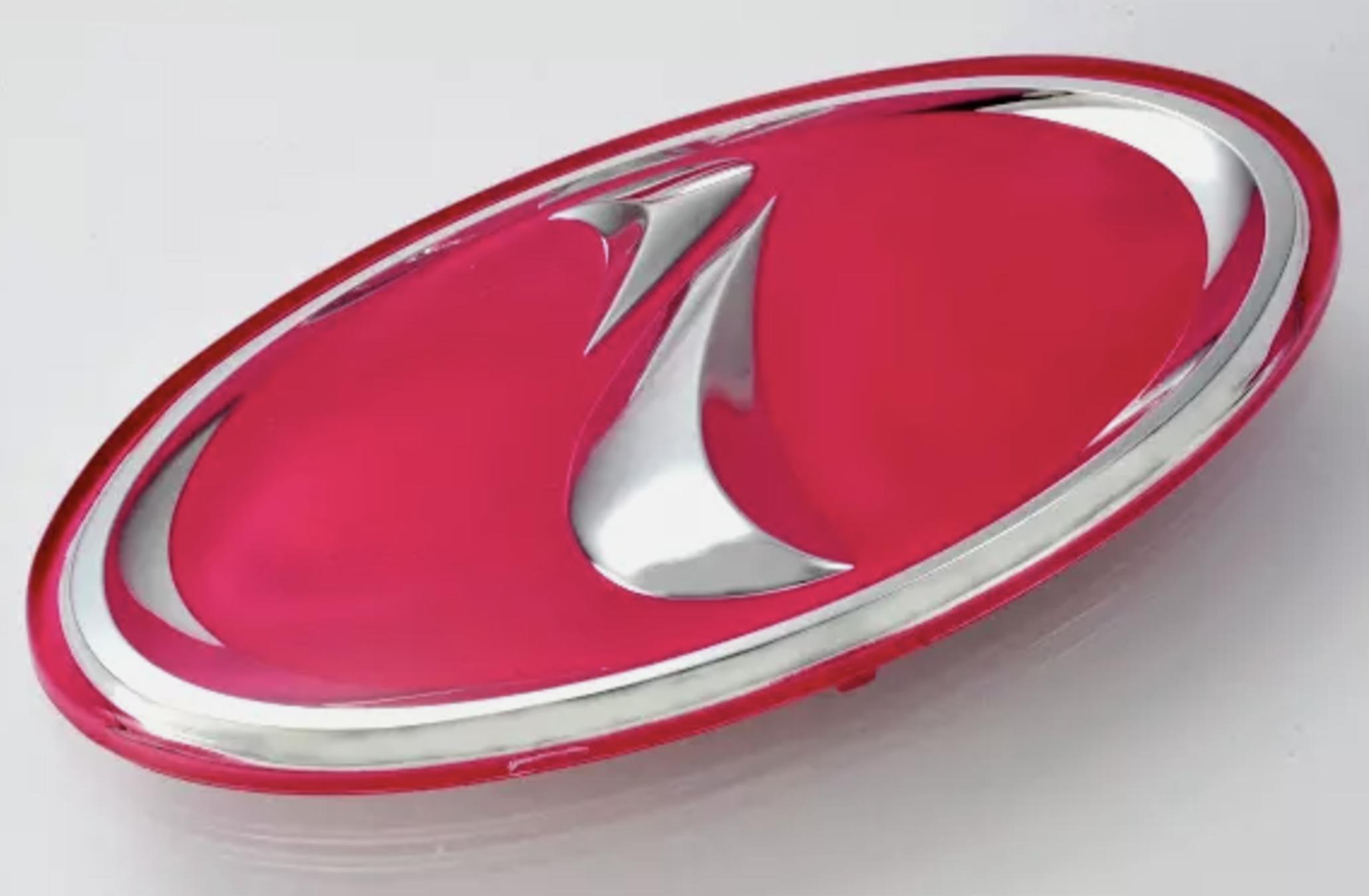 

Subaru OEM Impreza GDB GDC STI 2000-2005 Front I Pink Emblem Badge