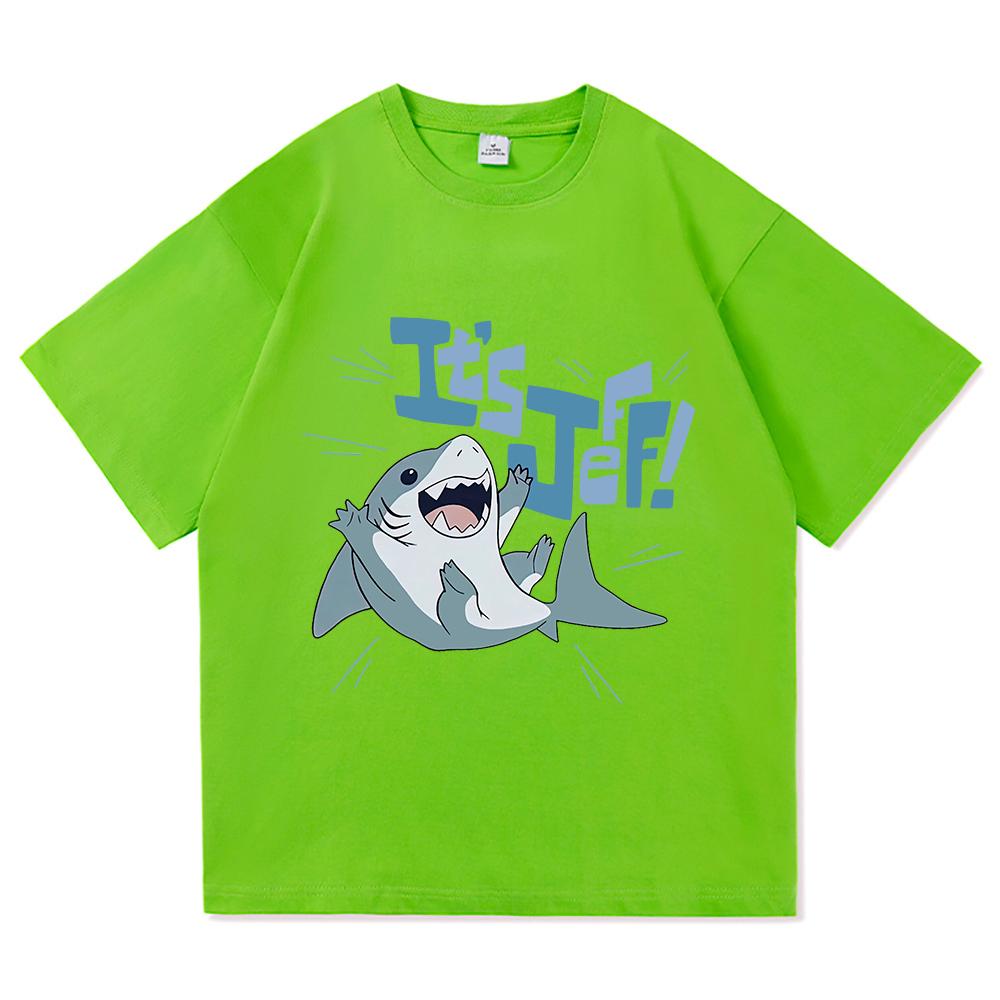 

Винтажная футболка Jeff The Land Shark The Eras Tour Модная мужская забавная милая футболка Landshark Унисекс Высококачественные хлопковые футболки 4XL