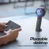 Portable Handheld Mini Turbo Cooling Fan with Hook USB Rechargeable High-speed Ice Compress Fan Foldable Air Cooling Turbo Fan