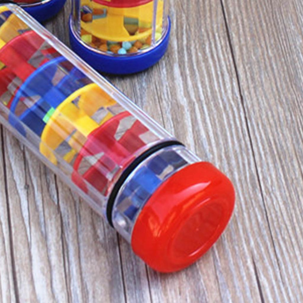 Rainmaker Regenstab Spielzeug Musikalische Früherziehung Regenstab Shaker Plastik Rasselröhre für Kindergarten 3