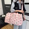 Strawberry Travel Carryall Large Capacity Wet And Dry Separation Duffel Bag Crossbody Gym Bag with Shoes Compartment for Fitness Weekender