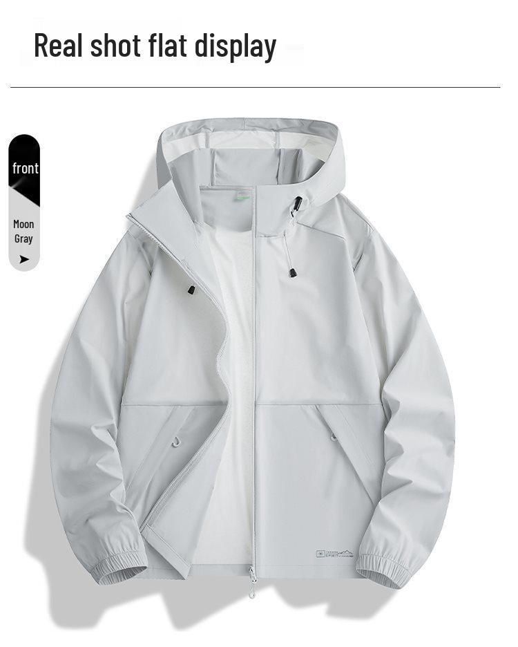Unisex Windproof Waterproof Quick-Dry Sun Protection Jacket for Outdoor Sports and Fishing