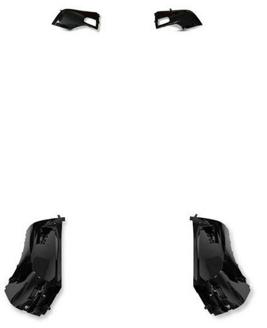 2020+ Defender 90 Door Panel & Wheel Arch Skirt Kit - Front & Rear Exterior Parts