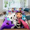 3D Print Duvet Cover Gabby's Dollhouse Pattern Quilt Covers for Children Single Twin Queen King Bedding Set Home Textile741