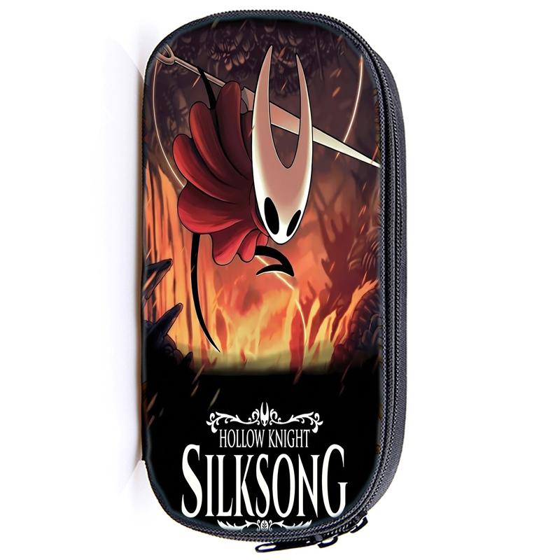 

Hollow Knight 2 Silksong Пенал Хорнет Магнит на Холодильник Держатель Коробка Сумка для Хранения Органайзер для Стола Пенал для Ручек для Средней Школы Офиса Пенал 1