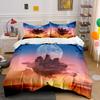 Fantasy Landscape Art Set Soft Comfortable Duvet Cover Bedding Set Included 1*Duvet Cover & 2*Pillowcases, Gift