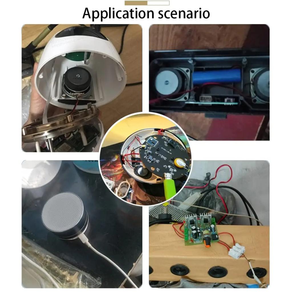 2PCS 2" 4Ohm 3W DIY Small Full Range Audio Speaker Stereo Woofer Loudspeaker for Arduino and DIY Speaker