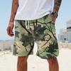 Pánské letní velké ležérní volné sportovní kalhoty plážové šortky