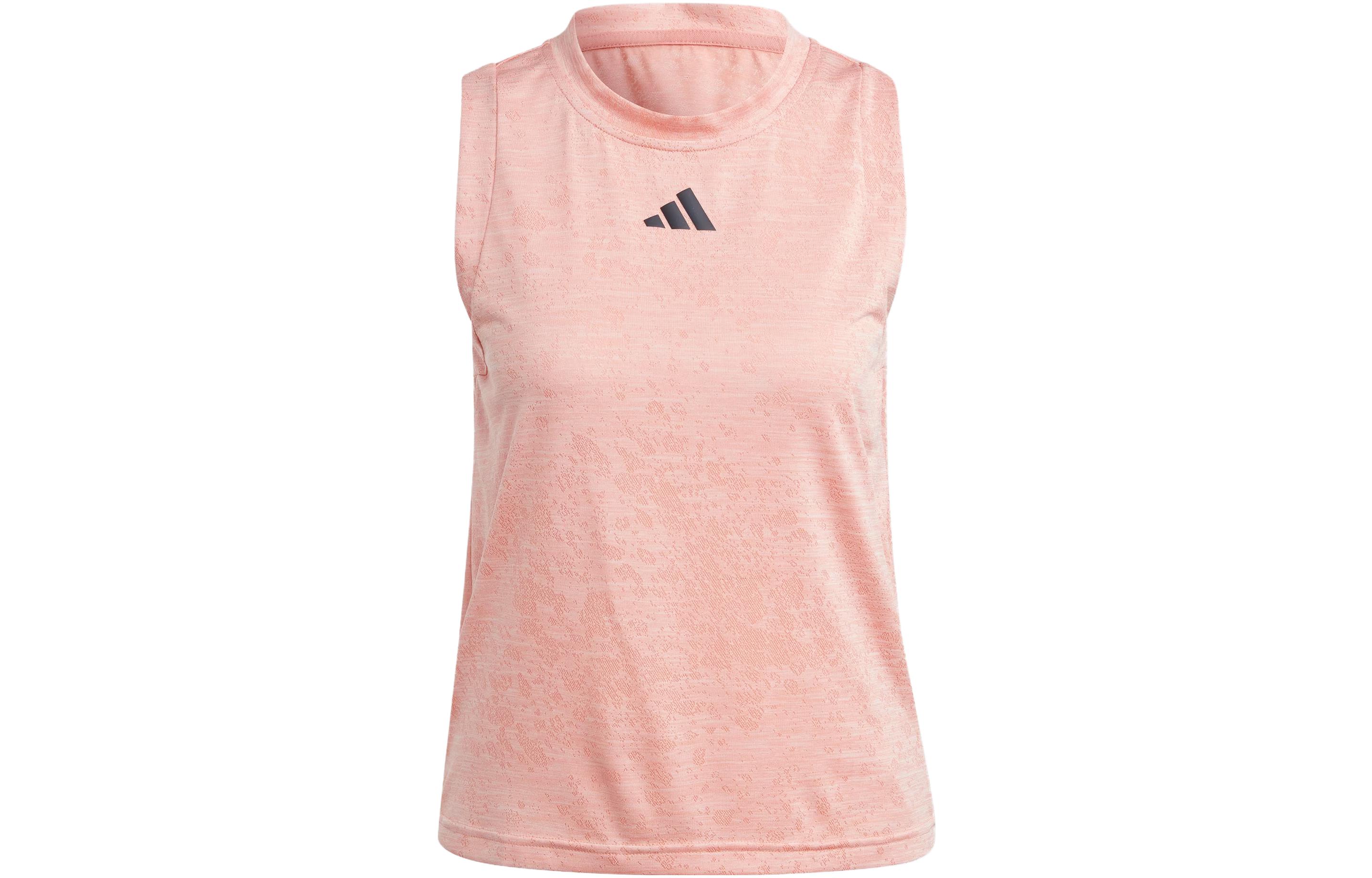 Adidas Tank Tops Women s Earth Umber Crew Neck Moderate Straight Fit IA8333 XS