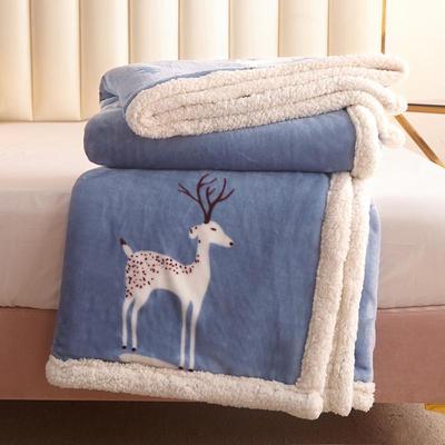 Farai Lamb Wool Blanket: Thick, Warm Quilt Cover, Double-Sized, One-Piece Delivery