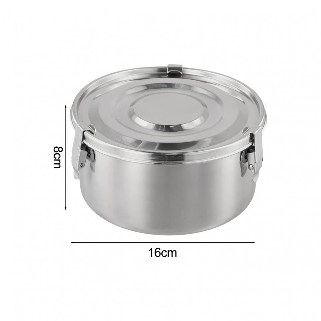 Lightweight Picnic Box In Stainless Steel for School and Office Meals