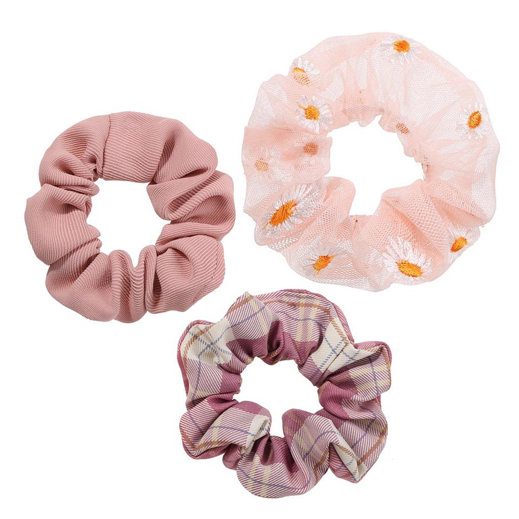 

Очаровательное кольцо для волос, 3 шт., бархатные резинки для волос с принтом тай-дай и потайным карманом