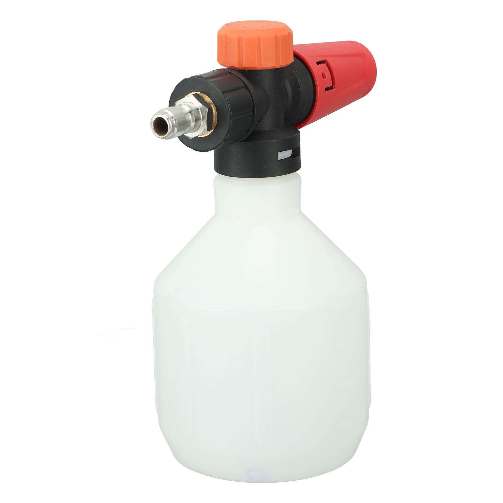 

Car Foam Sprayer 500ml Portable High Pressure Foam Blaster with 1 4 Inch Quick Connector for Garden Car Washing Round