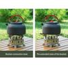 Compacts Durability Camp Stove Survival Furnaces Windproofed Hiking Field Stove for Fishing Picnics