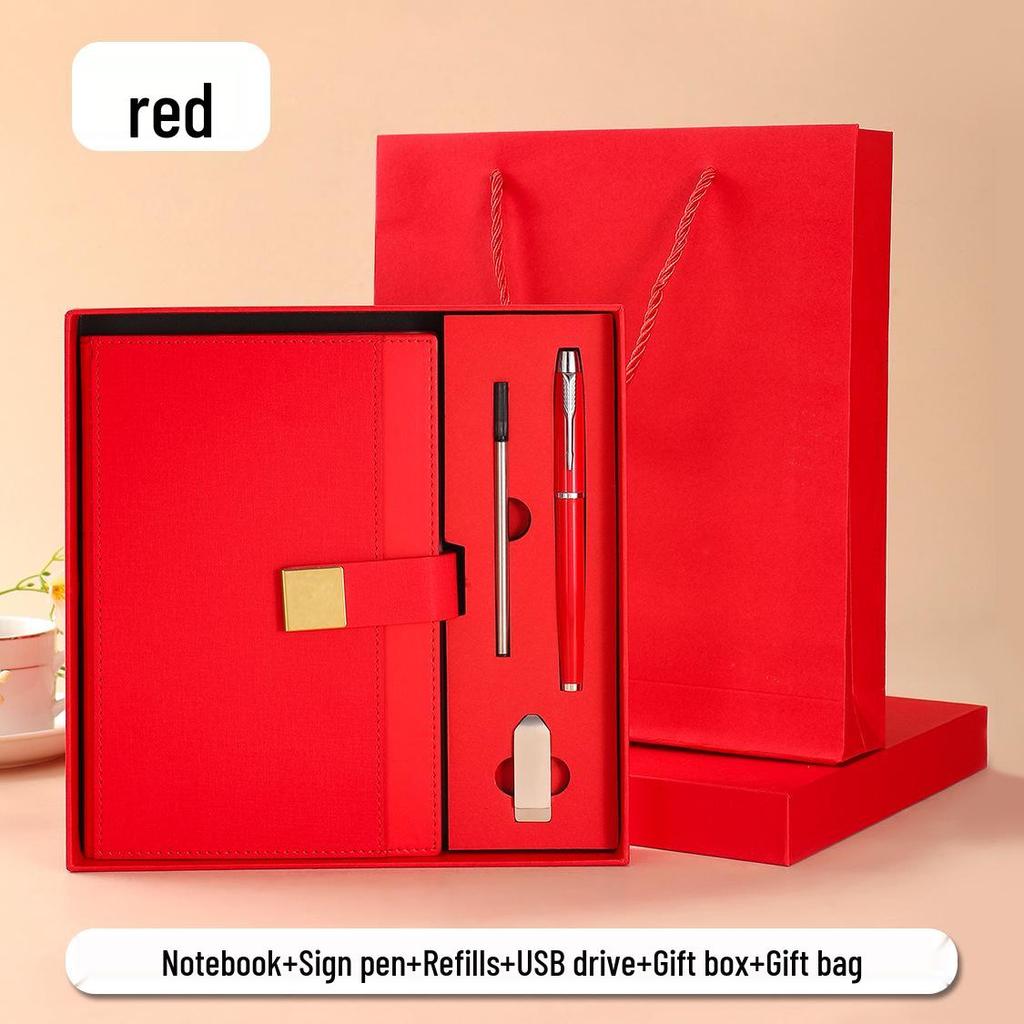 Custom Printed Business Notebook Gift Set for Office Meetings & Corporate Events