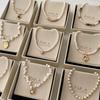 Pearl Necklace Women's Niche Light Luxury Design High-end Fashion Temperament Collarbone Chain Neck Chain Sweater Chain Bead Chain