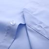 Men's French Front Hidden Buttons Dress Shirt, Solid Color Turndown Collar Long Sleeve Shirts For Party Wedding Spring Autumn Business Activities