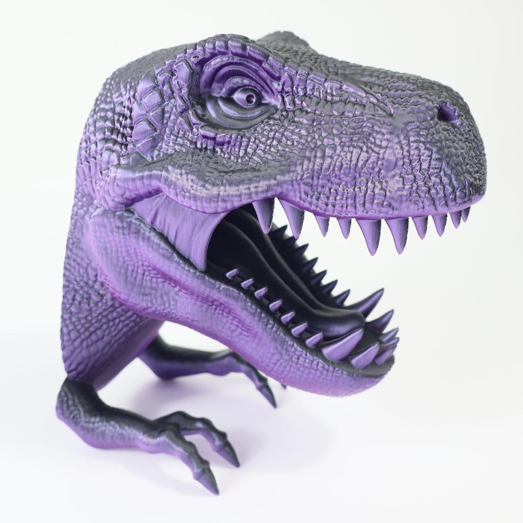 3D printed Tyrannosaurus rex dinosaur avatar multifunctional ornament suitable for desktop decoration and office display