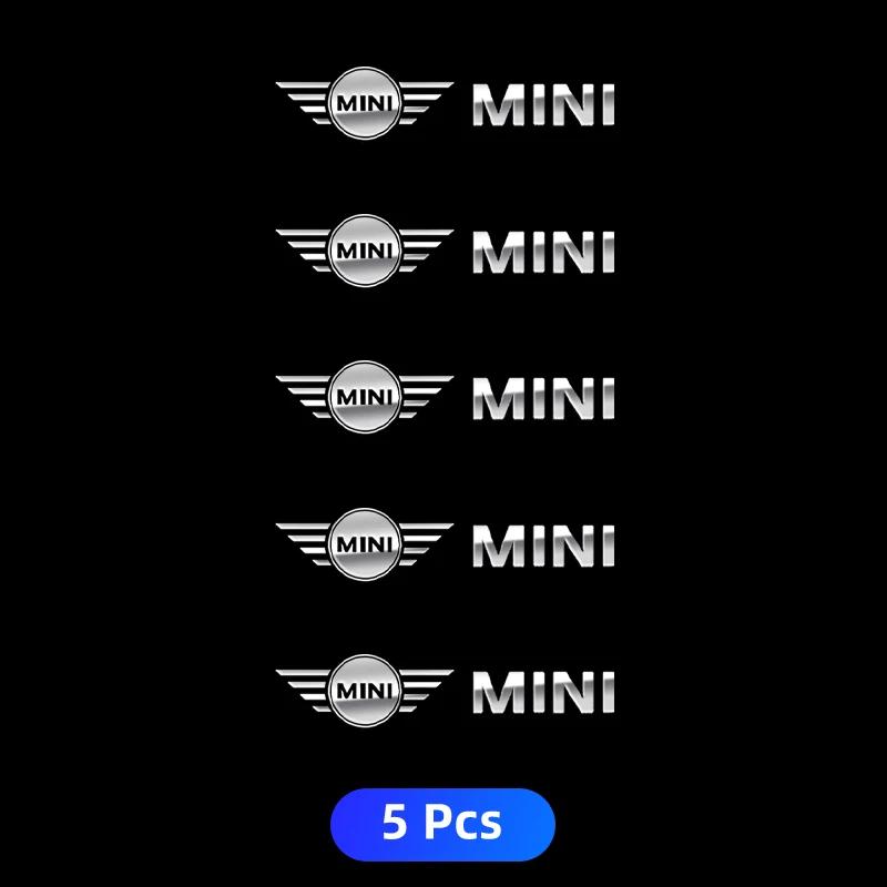 2/5/10pcs 3D Metal Car Interior Dekoration Stickers Badges Auto Styling For BMW Mini Cooper Countryman Clubman R55 R56 R60 F54
