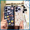 Phone Holder Anti-knock Phone Case For UMIDIGI A15/A15C Fashion Design Durable Cartoon Waterproof Protective Lanyard