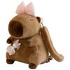 Large Capacity Capybara Plush Backpack Animal Cartoon Capybara Plush Bag  Female Lady Girl