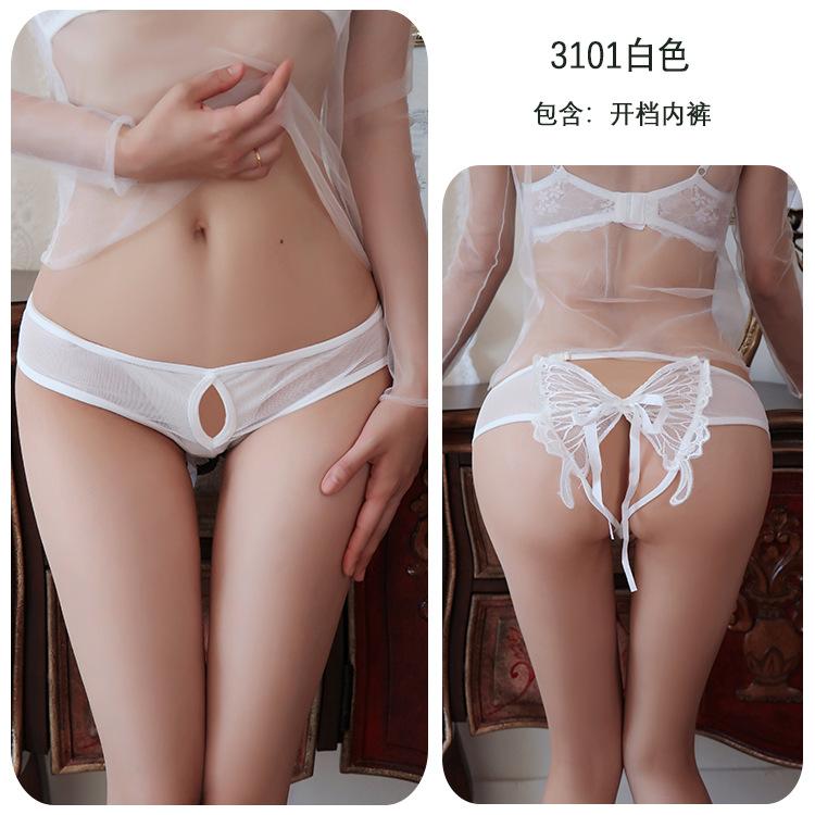 Sexy Pure Style Sexy Lace Panties Hot Hollow Bow Briefs Women